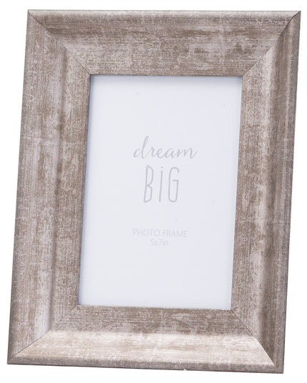 Convex Matt Silver 5X7 Frame