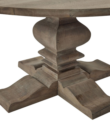 Copgrove Collection Round Pedestal Dining Table