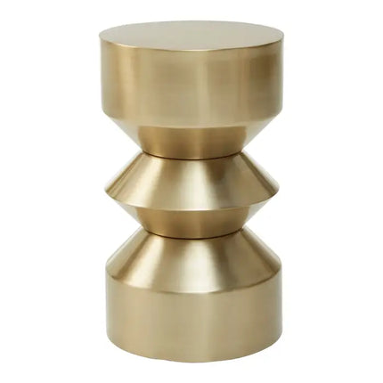 Corra Gold Finish Iron Side Table