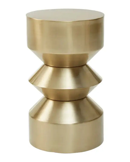 Corra Gold Finish Iron Side Table