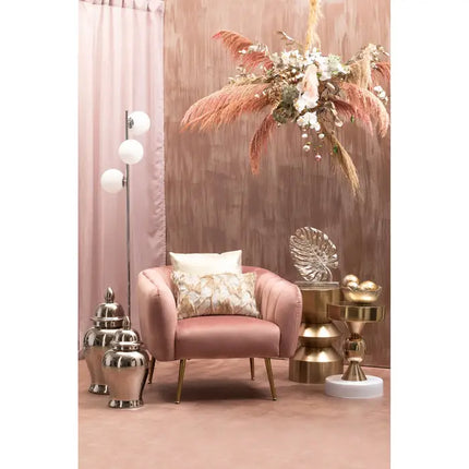 Corra Gold Finish Iron Side Table
