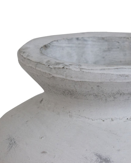 Darcy Antique White Vase