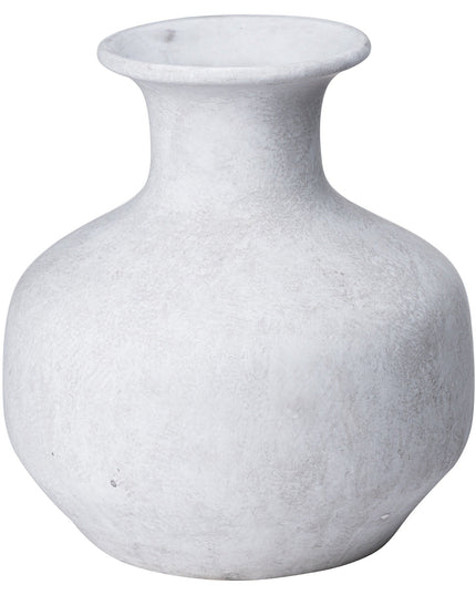 Darcy Squat Stone Vase
