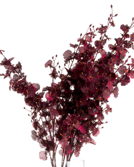 Deep Burgundy Orchid Spray
