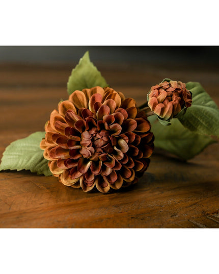 Deep Mustard Dahlia Stem