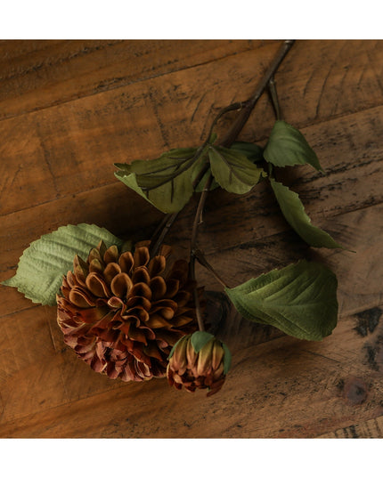 Deep Mustard Dahlia Stem