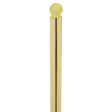 Delphine Light Gold Small Kitchen Roll Holder With Marble Base