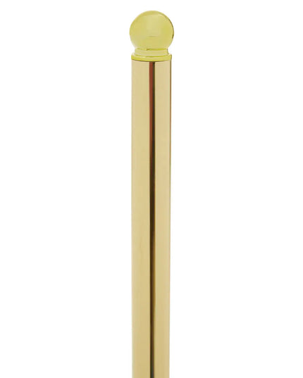Delphine Light Gold Small Kitchen Roll Holder With Marble Base