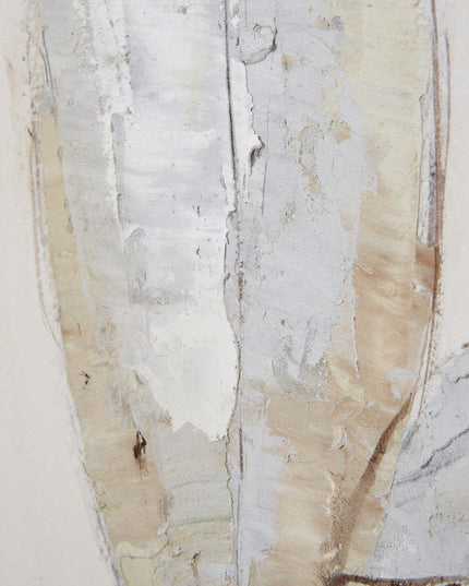 Dolce Leaf Framed Painting On Canvas