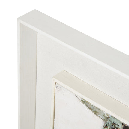 Dolce Leaf Framed Painting On Canvas