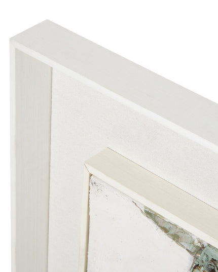 Dolce Leaf Framed Painting On Canvas