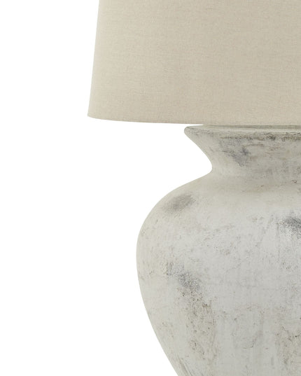 Downton Antique White Lamp