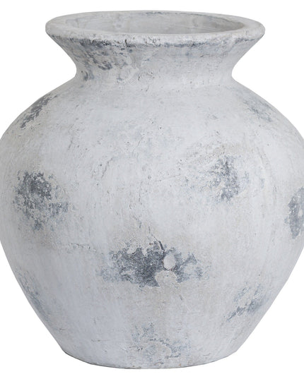 Downton Large Antique White Vase