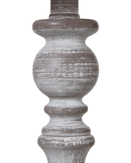 Dunum Column Table Lamp With Linen Shade