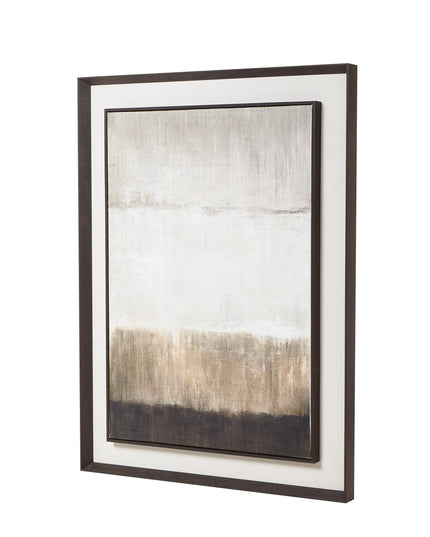 Extra Large Painting On Linen In Frame