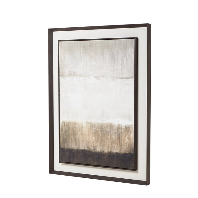Extra Large Painting On Linen In Frame