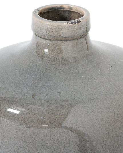 Garda Grey Glazed Chive Vase