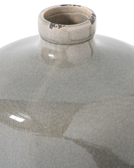 Garda Grey Glazed Eve Vase