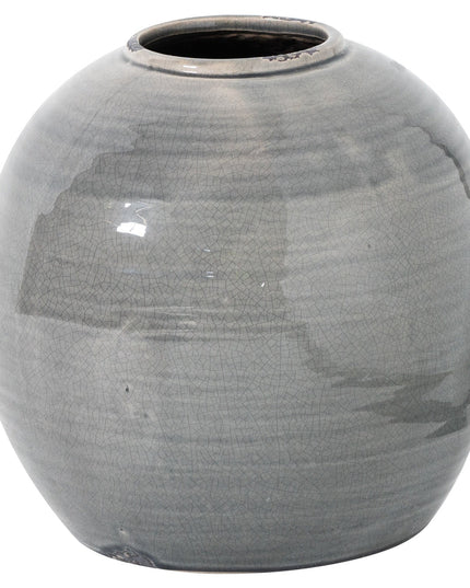 Garda Grey Glazed Tiber Vase