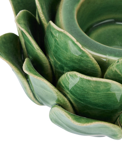 Globe Green Artichoke Tea Light Holder