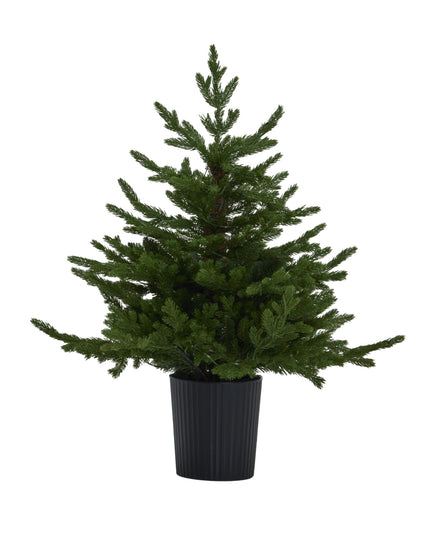 Green Forest Fir Pre-Lit Led 300L Christmas Tree In Pot