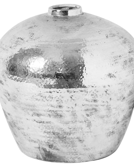 Hammered Silver Astral Vase