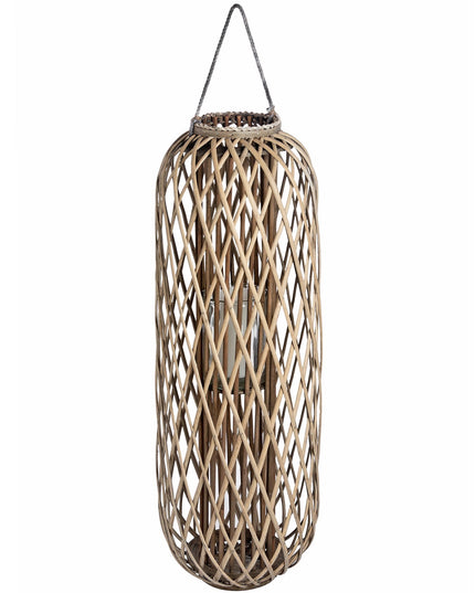 Huge Standing Wicker Lantern