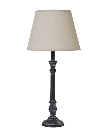 Isca Stem Table Lamp With Linen Shade
