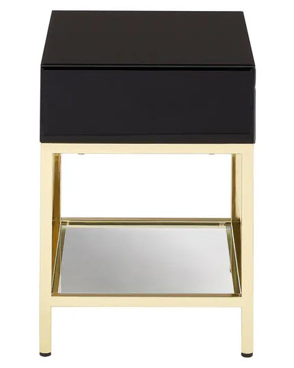 Kensington Townhouse Black and Gold Side Table