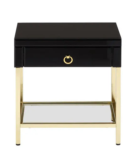 Kensington Townhouse Black and Gold Side Table