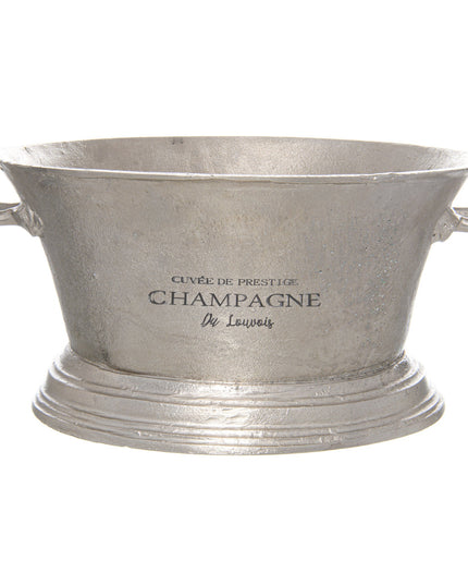 Large Antique Pewter Champagne Cooler