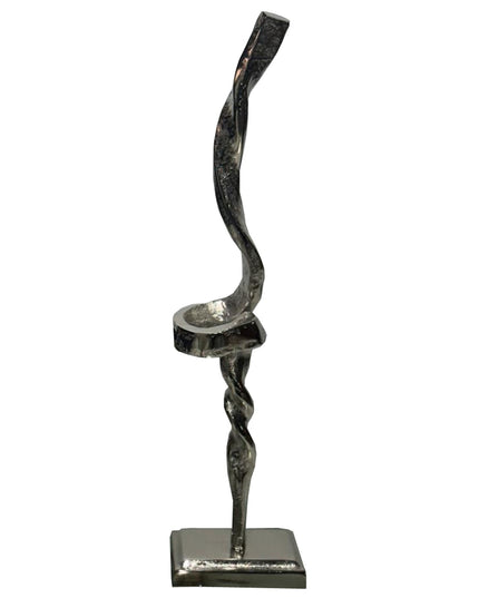 Large Cast Silver Turned Ornament