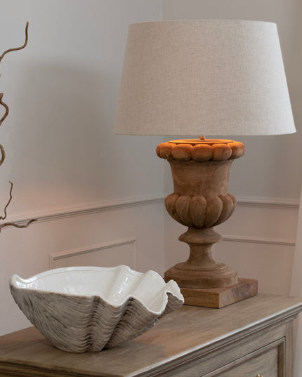 Large Ceramic Shell Bowl