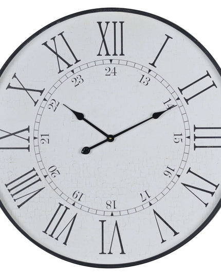 Large Embossed Station Clock