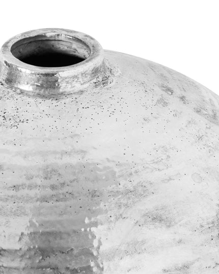 Large Hammered Silver Astral Vase
