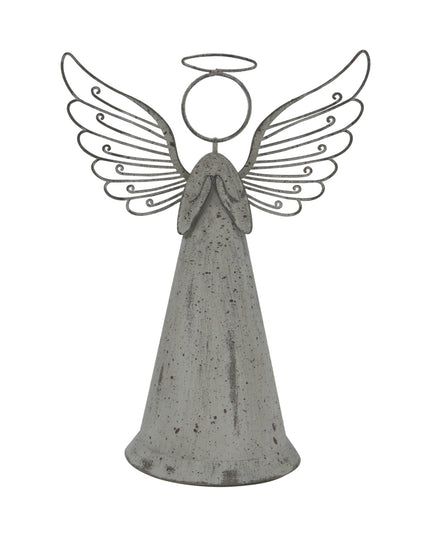 Large Rustic Metal Standing Angel