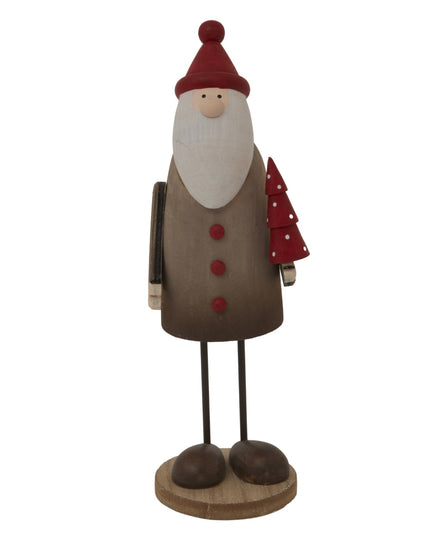 Large Rustic Tall Santa