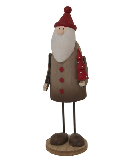 Large Rustic Tall Santa