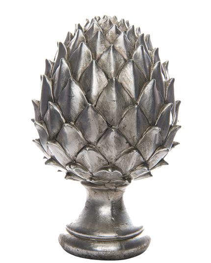 Large Silver Pinecone Finial