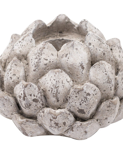Large Stone Effect Acorn Tea Light Holder