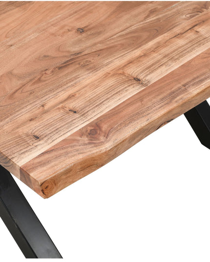 Live Edge Collection Large Square Dining Table