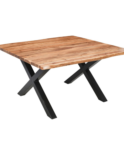 Live Edge Collection Large Square Dining Table