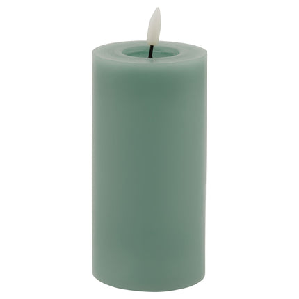 Luxe Collection Melt Effect 3x6 Sage LED Wax Candle