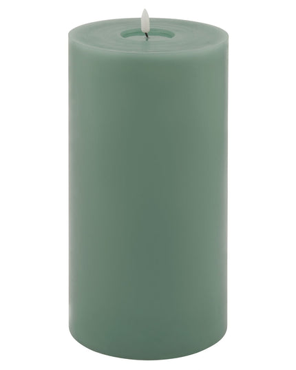 Luxe Collection Melt Effect 6x12 Sage LED Wax Candle