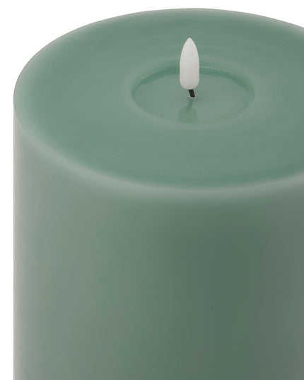 Luxe Collection Melt Effect 6x12 Sage LED Wax Candle