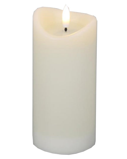 Luxe Collection Natural Glow 2.75x6 Cream Melted LED Candle