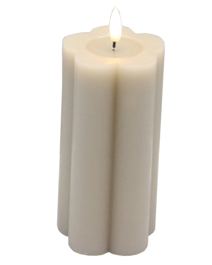 Luxe Collection Natural Glow 2.75x6 Stone LED Candle