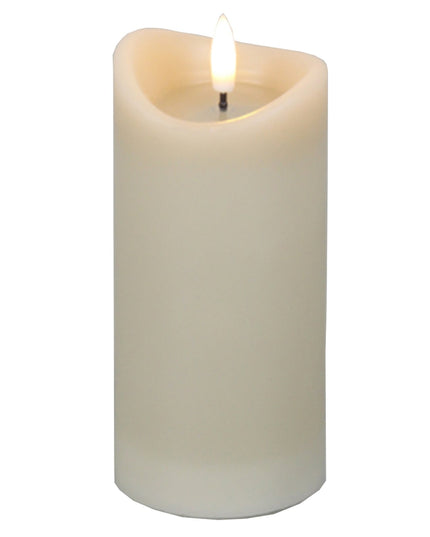 Luxe Collection Natural Glow 2.75x6 Taupe Melted LED Candle