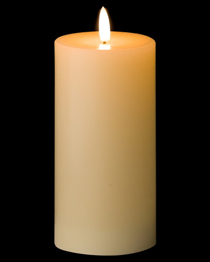 Luxe Collection Natural Glow 3 x 6 LED Cream Candle