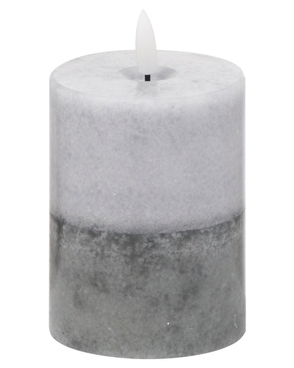 Luxe Collection Natural Glow 3x4 Stone LED Candle